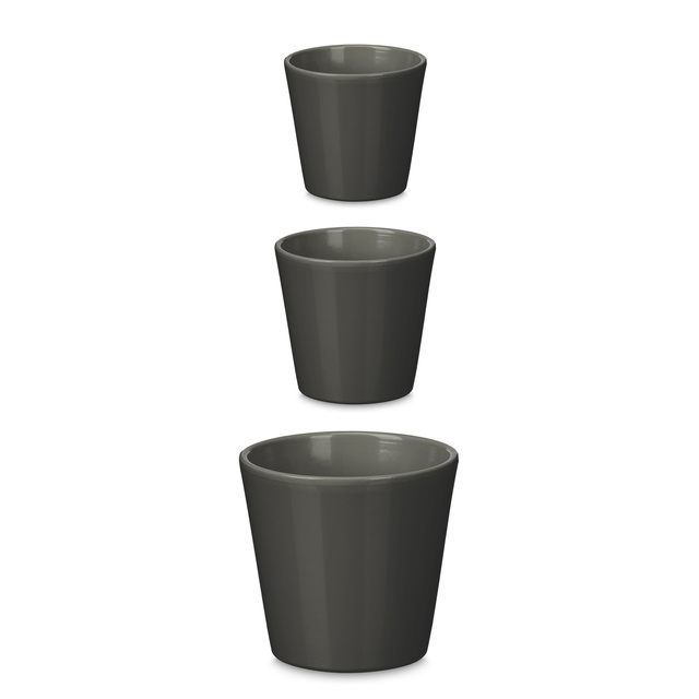 Set ghivece de flori conice Ø 14, 17, 22 cm