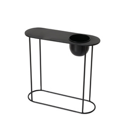 Masuta laterala metalica PLUTO, inaltime 56 cm