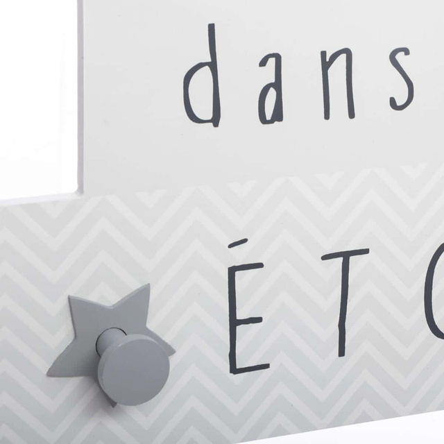 Cuier de perete pentru copii STARS, 48 x 34 cm