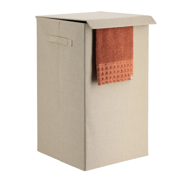 Coș de rufe textil LAGOM, închis, 70 l