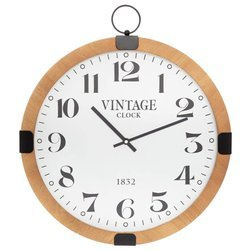 Ceas de perete vintage silențios, un ceas pentru bucătărie, living, ușor de citit, Ø 38 cm
