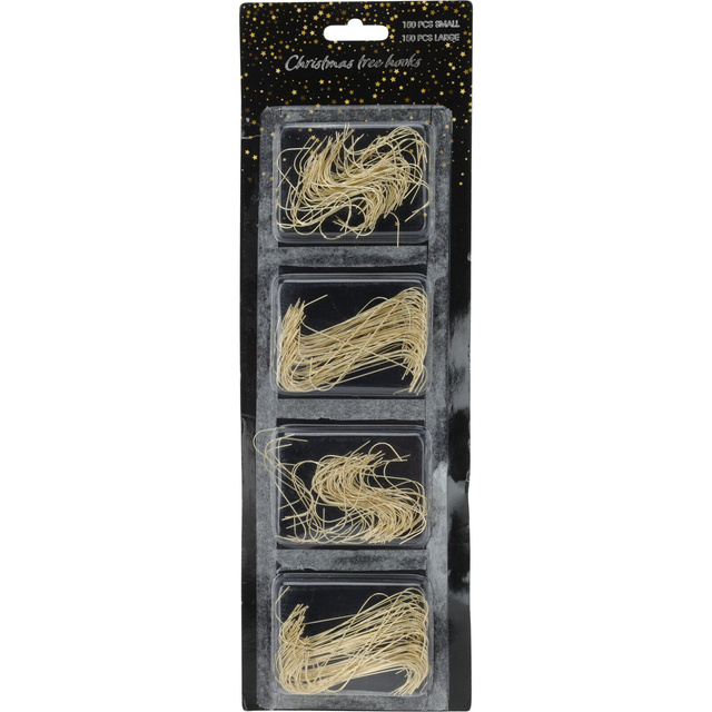 Carlige pentru agatat decoratiuni de Craciun, 300 bucati