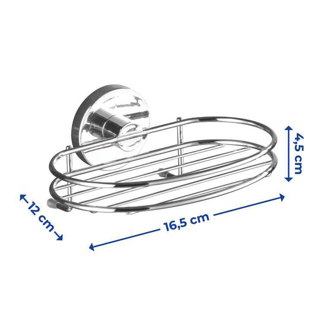 Suport pentru săpun MILAZZO, Vacuum-Loc - oțel cromat, WENKO