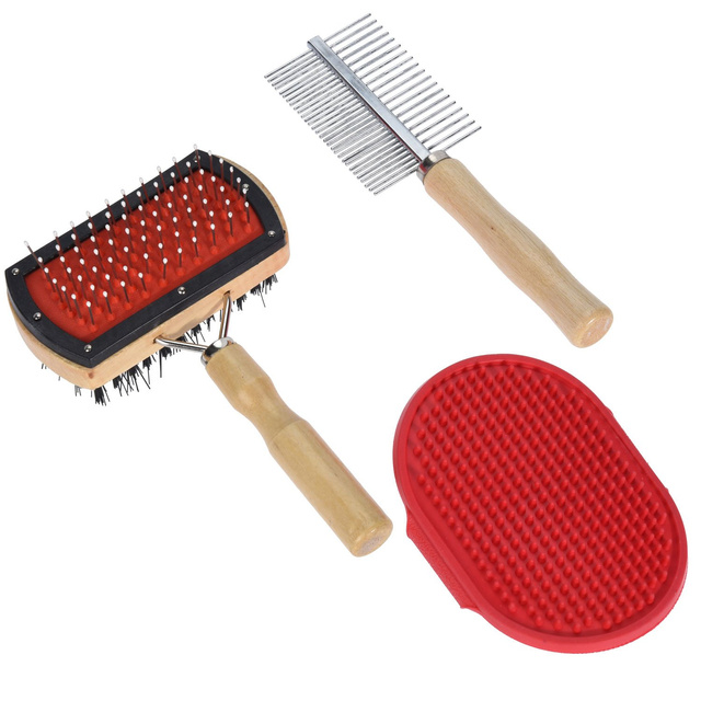 Set de perii pentru câini, 3 buc