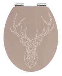 Capac de toaleta STAG, MDF/bambus, WENKO