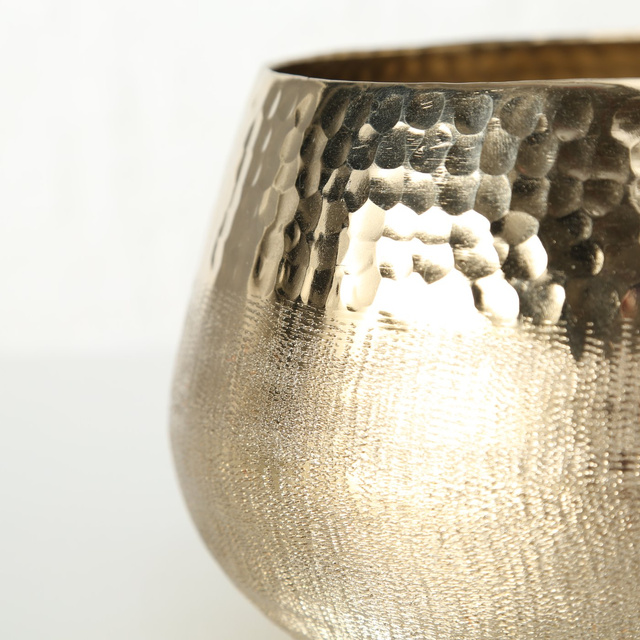 Set 2 sfeșnice  de masă, auriu