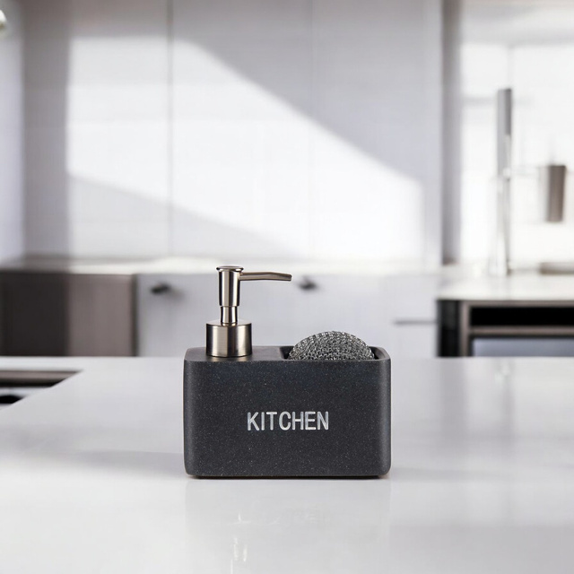 Dozator de bucatarie cu spatiu pentru burete