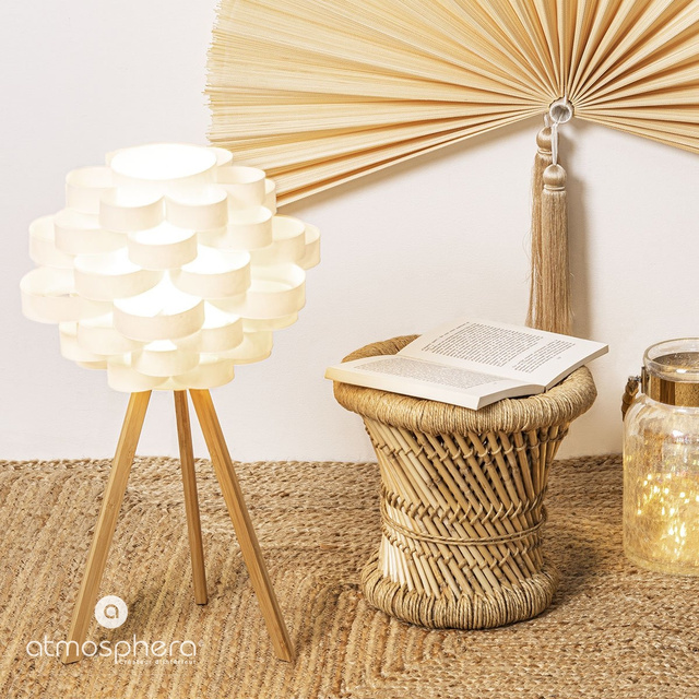 Set de scaune,din iută și bambus, Atmosphera, 2 bucati