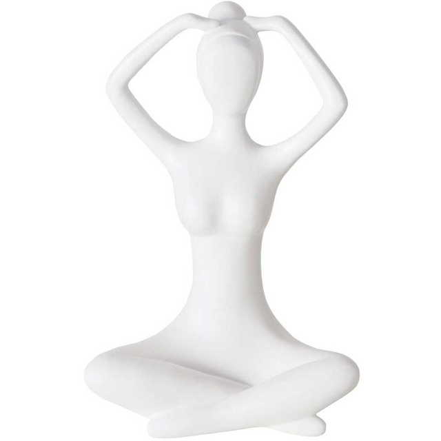 Figurina Yoga, 29 cm, alb