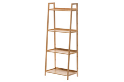 Coș de rufe pe un cadru de bambus