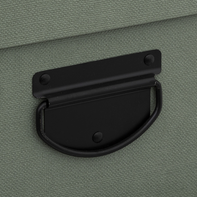 Set cutii de depozitare imitație de iută, 4 buc.