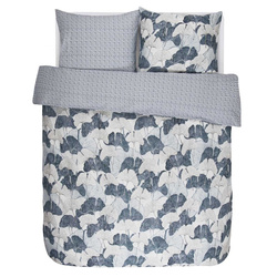 Set de lenjerie de pat din bumbac pentru 2 persoane, set de lenjerie din satin, 100% bumbac, 200 x 220 cm, Essenza