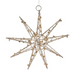 Stea din sârmă, decorațiune suspendată cu LED de 30 cm