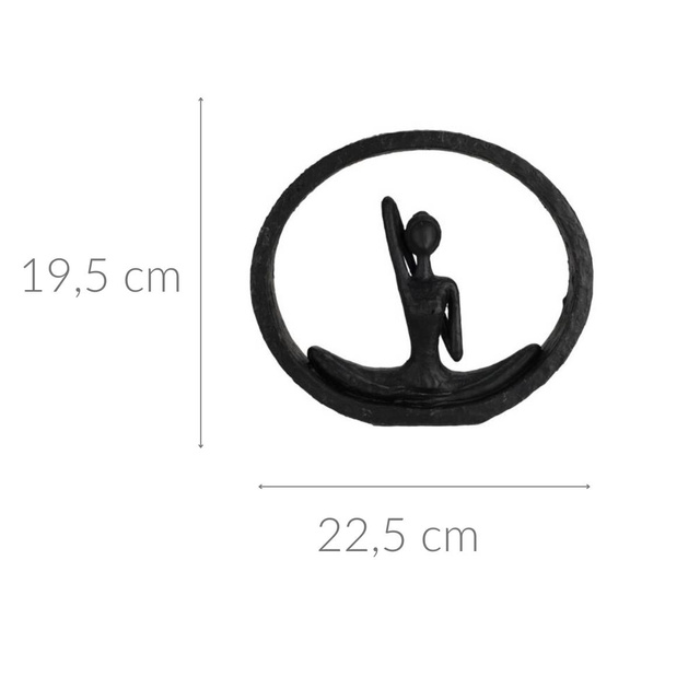 Figurina yoga, inaltime 19,5 cm