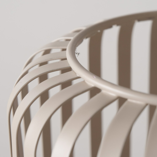 Felinar metalic Viki, bej