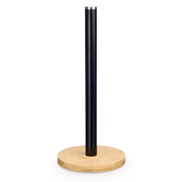 Suport pentru prosoape de hârtie cu bază din bambus, 34 cm