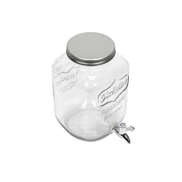 Dozator din sticla pentru sucuri si bauturi, 4 L