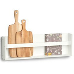 Raft de bucatarie pentru accesorii, perete, 80 x 10 x 25,5 cm, ZELLER