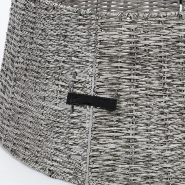 Husă pentru suportul de brad, 50 x 25 cm, imitație de ratan