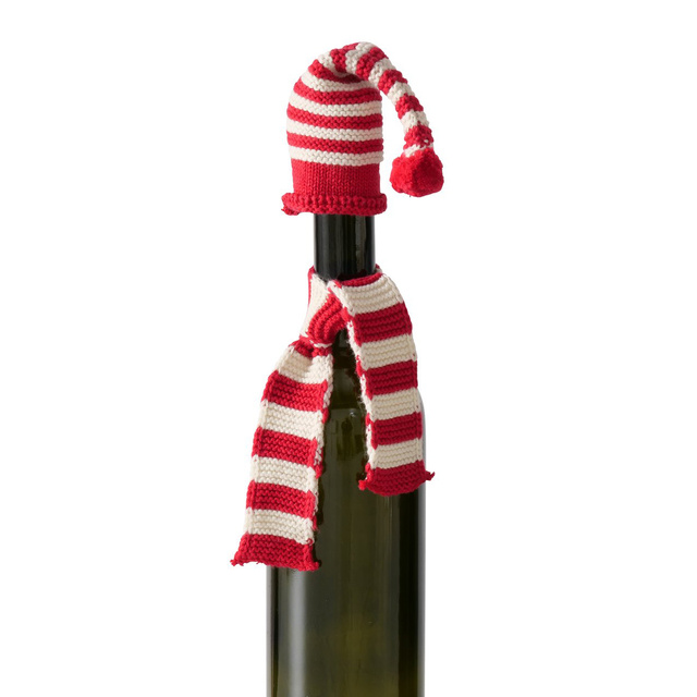 Decorațiune de iarnă pentru sticla de vin LUTIN
