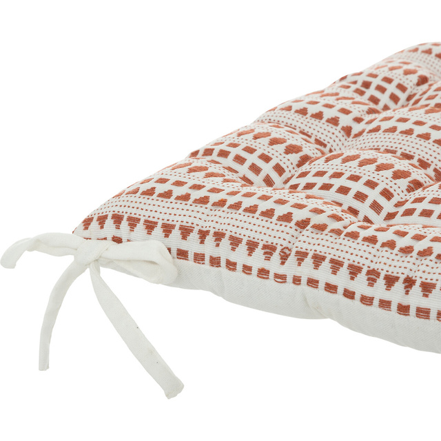 Perna scaun cu legaturi MICAH, bumbac, model vintage, 38 x 38 cm