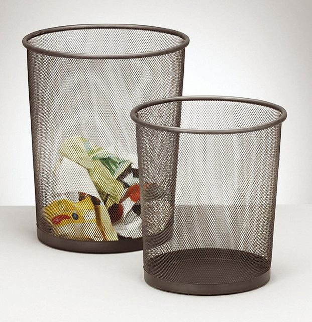 Cos de gunoi pentru birou, Negru, 35x30, ZELLER