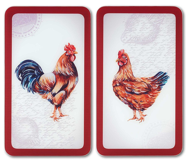 Plăci de protecție din sticlă FARMI pentru aragaz – 2 bucăți, WENKO