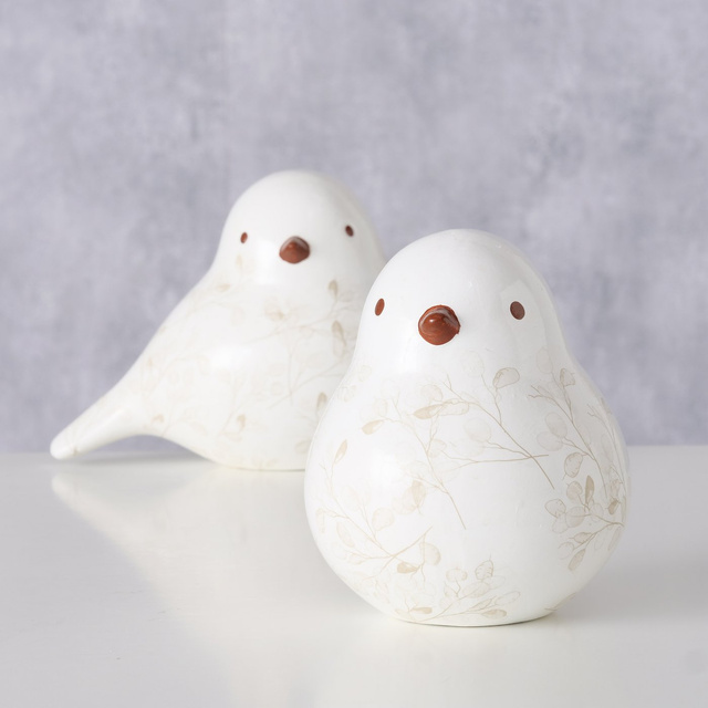 Figurină de pasăre, pictată manual, SILVANA