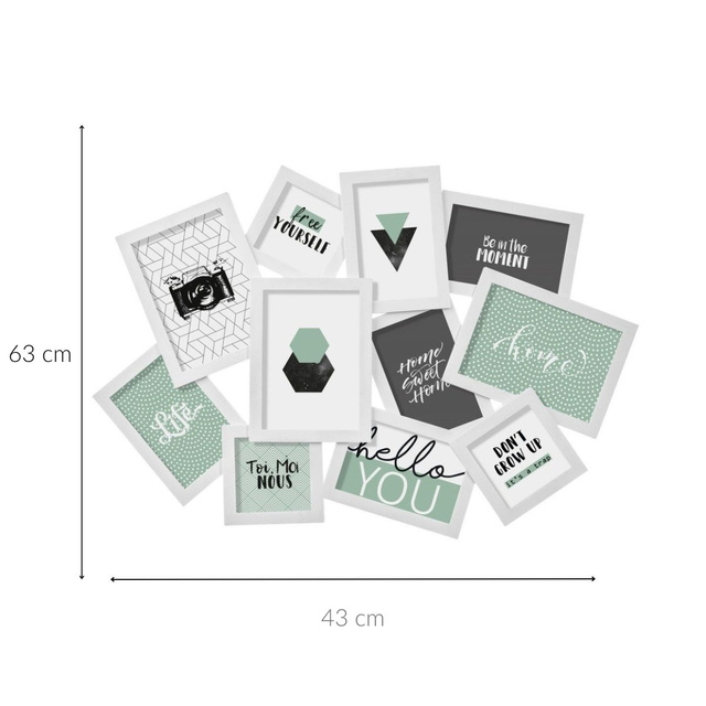 Rama pentru fotografii, 11 fotografii