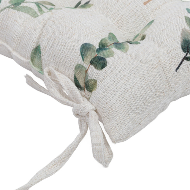 Perna de scaun cu model de plante, 40 x 40 cm