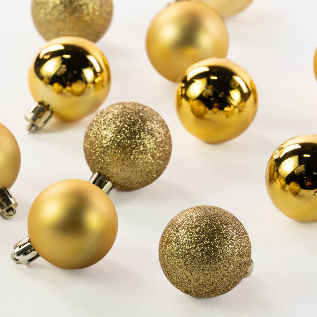 Set globulete de Crăciun, 20 buc, Ø 4 cm