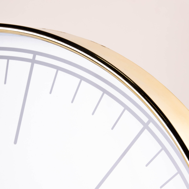 Ceas de perete pentru bucătărie, cadran minimalist, Ø 50 cm