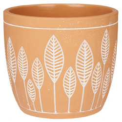 Husa ghiveci din teracota LEAVES