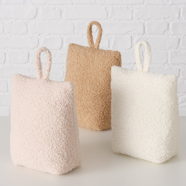 Opritor de ușă bouclé FILICIO, 16 x 10 x 20 cm