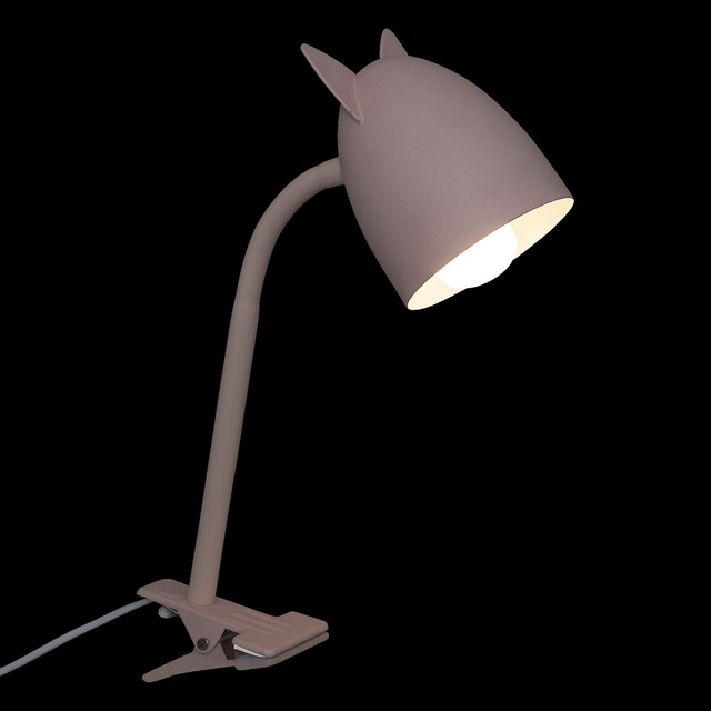 Lampă cu clemă pisică roz Sily înălțime 43 cm