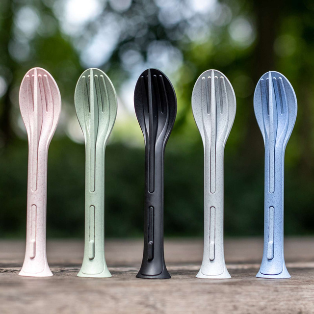 Set de tacamuri KLIKK ORGANIC, pliabil inteligent, 3 bucati, KOZIOL