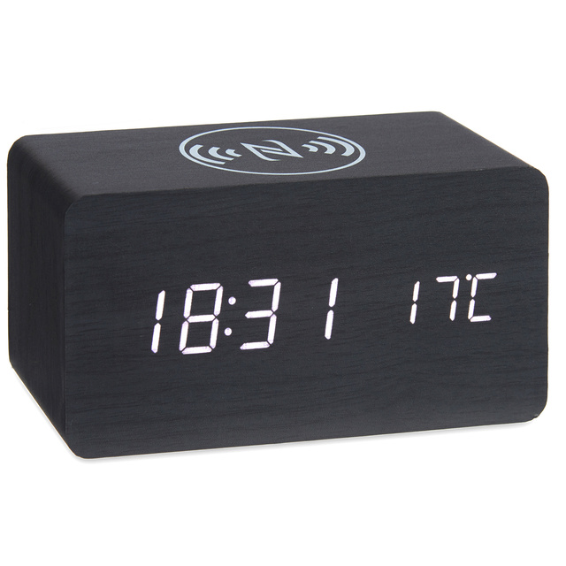 Ceas cu încărcător de telefon fără fir