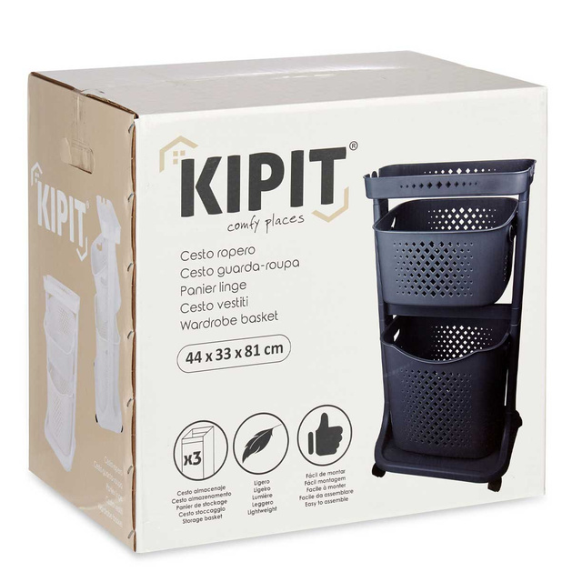 Cutie textilă dreptunghiulară 23 cm ALBĂ