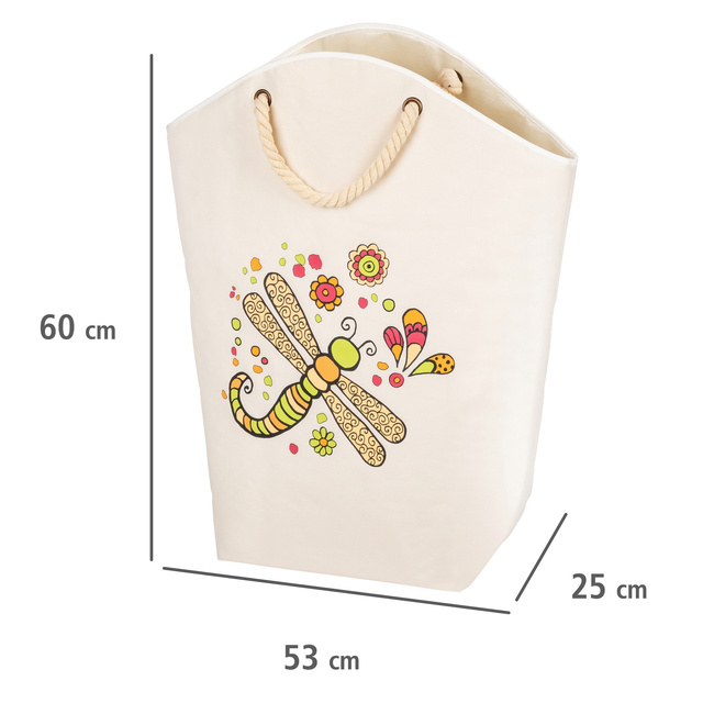 Cos mic pentru rufe cu manere din franghie, 58 l, WENKO