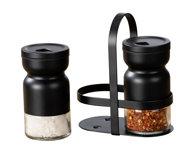 Recipiente de sare și piper pe un suport metalic, Melli, WENKO