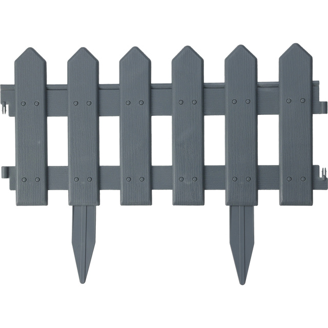 Palisadă de grădină, plastic, 40 x 20 cm