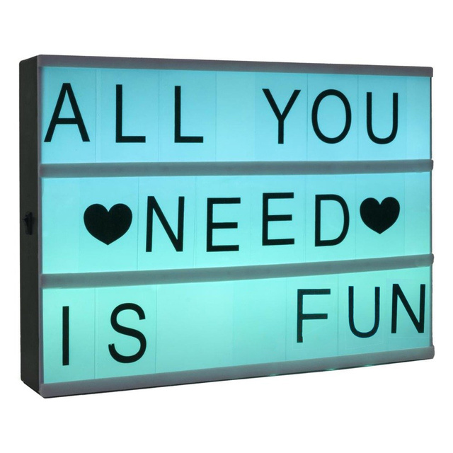 Cadru CINEMA iluminat - dimensiune A4, LED