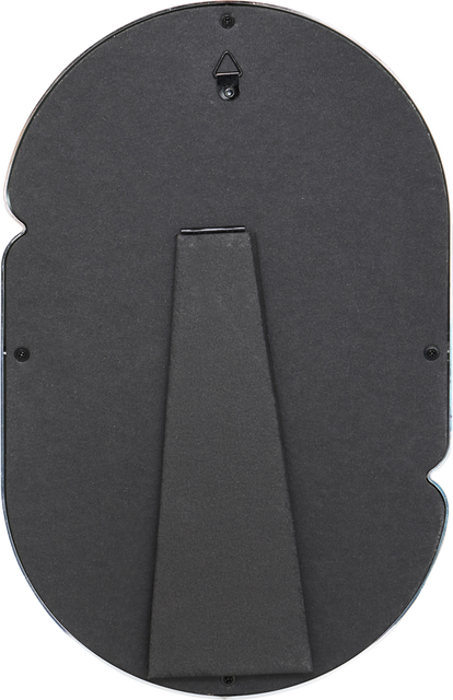 Oglinda decorativă STANDING TWISTED SKY, ramă argintie, 19 x 30 cm