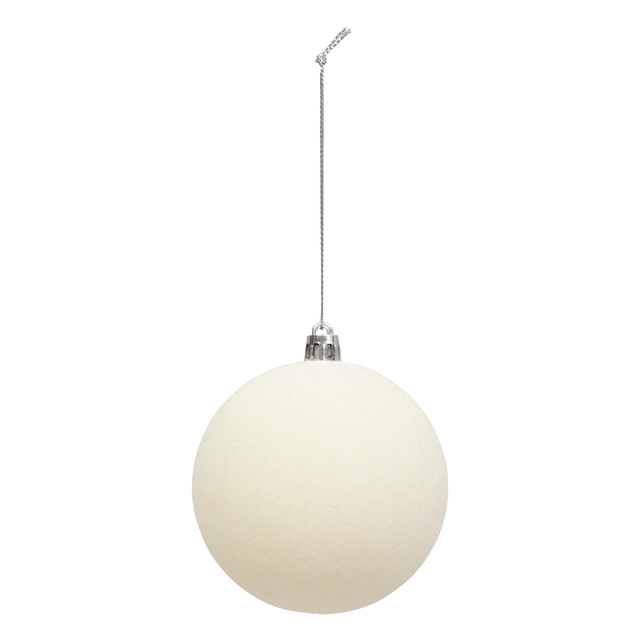 Set globuri cu model cu sclipici, Ø 8 cm