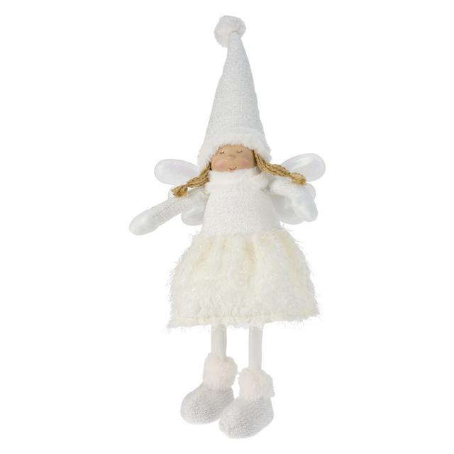 Figurina îngeraș cu iluminare LED, 69 cm