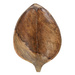 Masă de servire în formă de frunză, lemn de mango, 27 x 17 cm