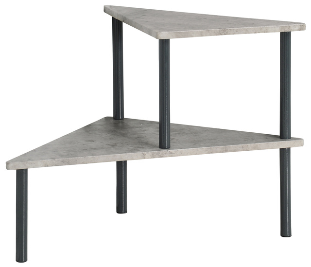 Raft de bucatarie coltar, pe 2 niveluri, KESPER