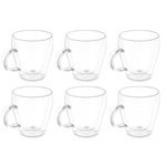 Set cani cu pereti dubli, 6 bucati, 270 ml