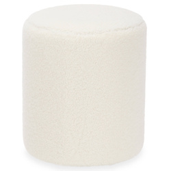 Taburet rotund tapitat, Ø 32 cm