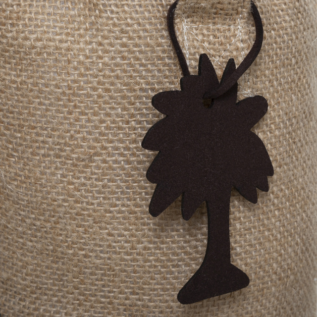 Stopper de ușă decorativ CUBA, pânză, bej, 15 x 17 cm